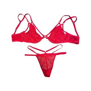 Victoria’s Secret “Very Sexy” Push-Up Bra & Thong